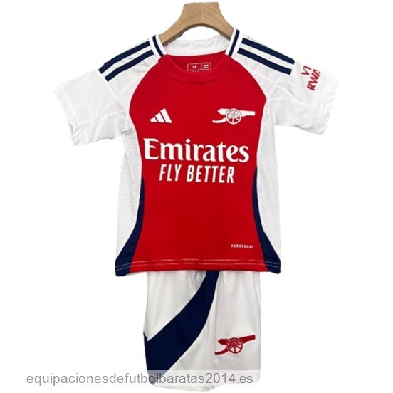 Nuevo 1ª Conjunto De Niños Arsenal 24/25 Rojo Blanco Baratas